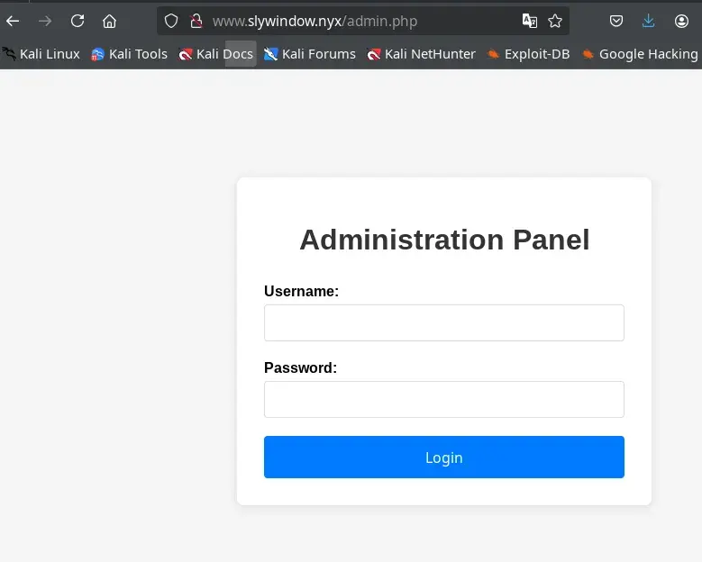 Administration Panel