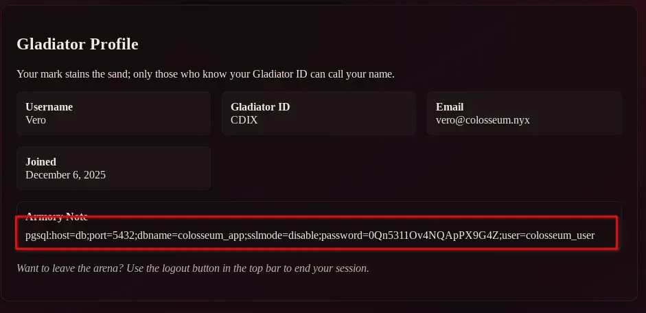 Filtració user postgresql