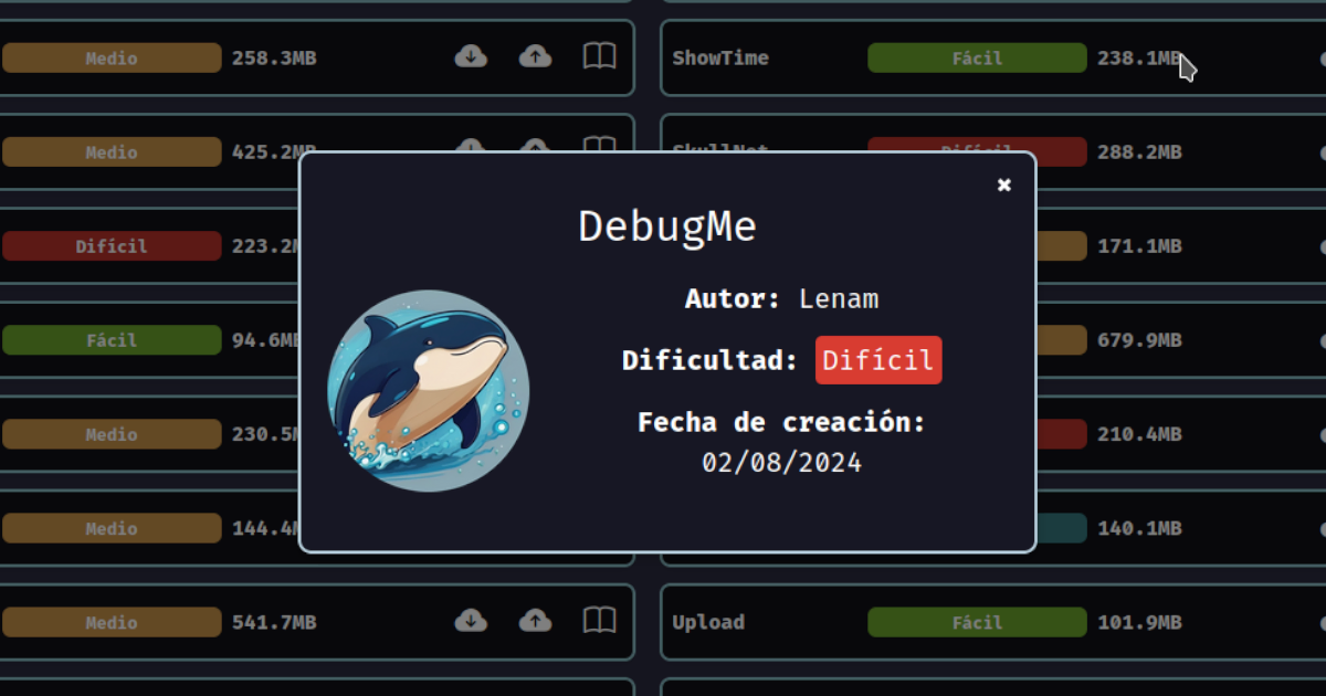 WriteUp DebugMe - Dockerlabs