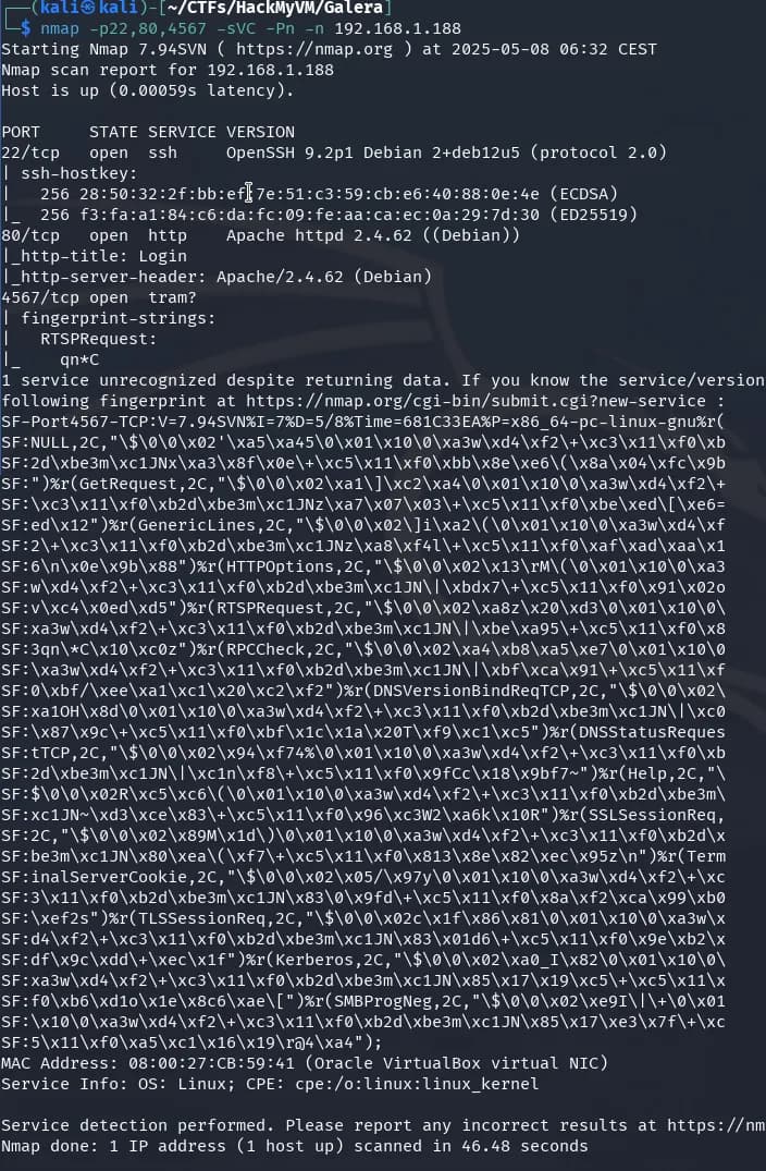 Nmap Scan