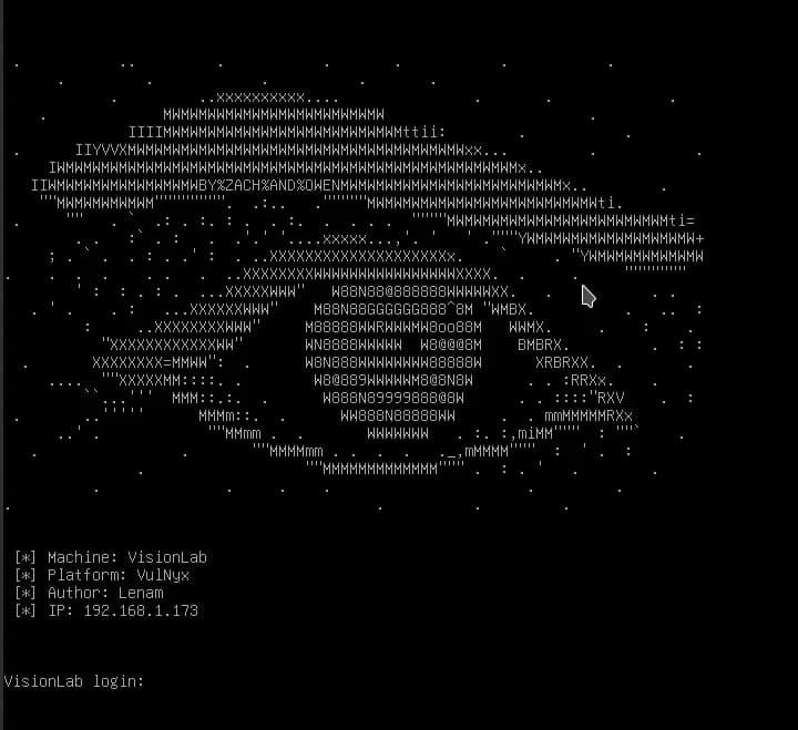 VBox Screen