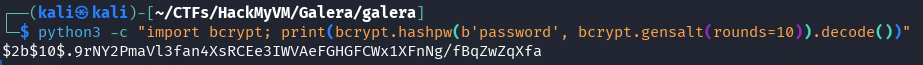 hash bcrypt