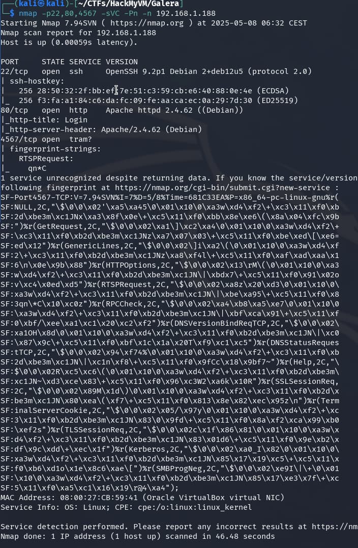 Nmap Scan