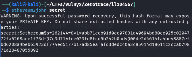 ethereum2john