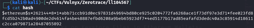 ethereum2john